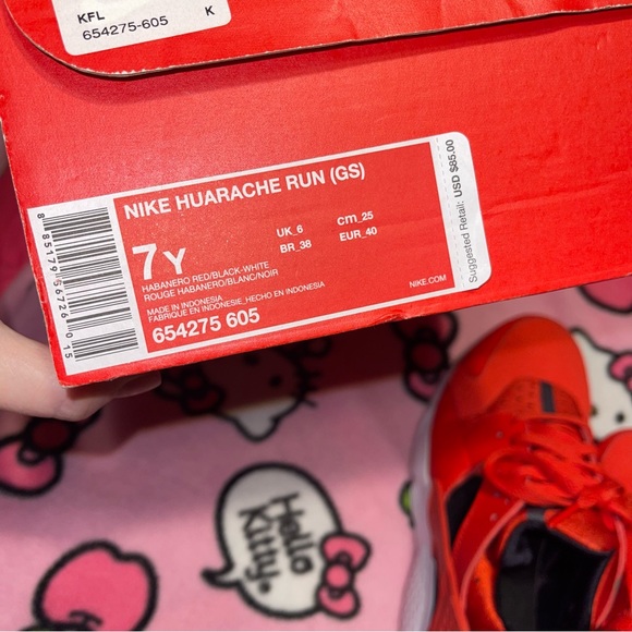 Red Nike huaraches - Picture 4 of 4